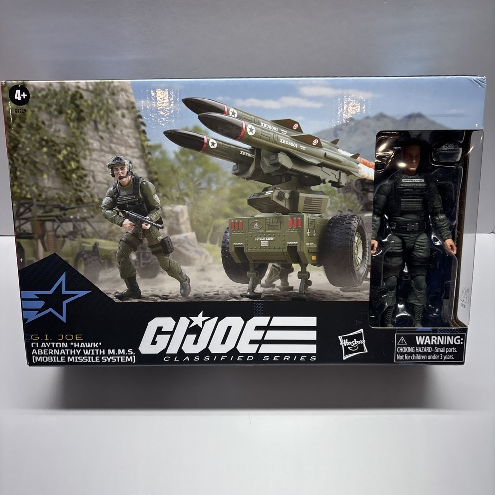 G.I. Joe Classified General Hawk with MMS Mobile Missile System New Sealed‎